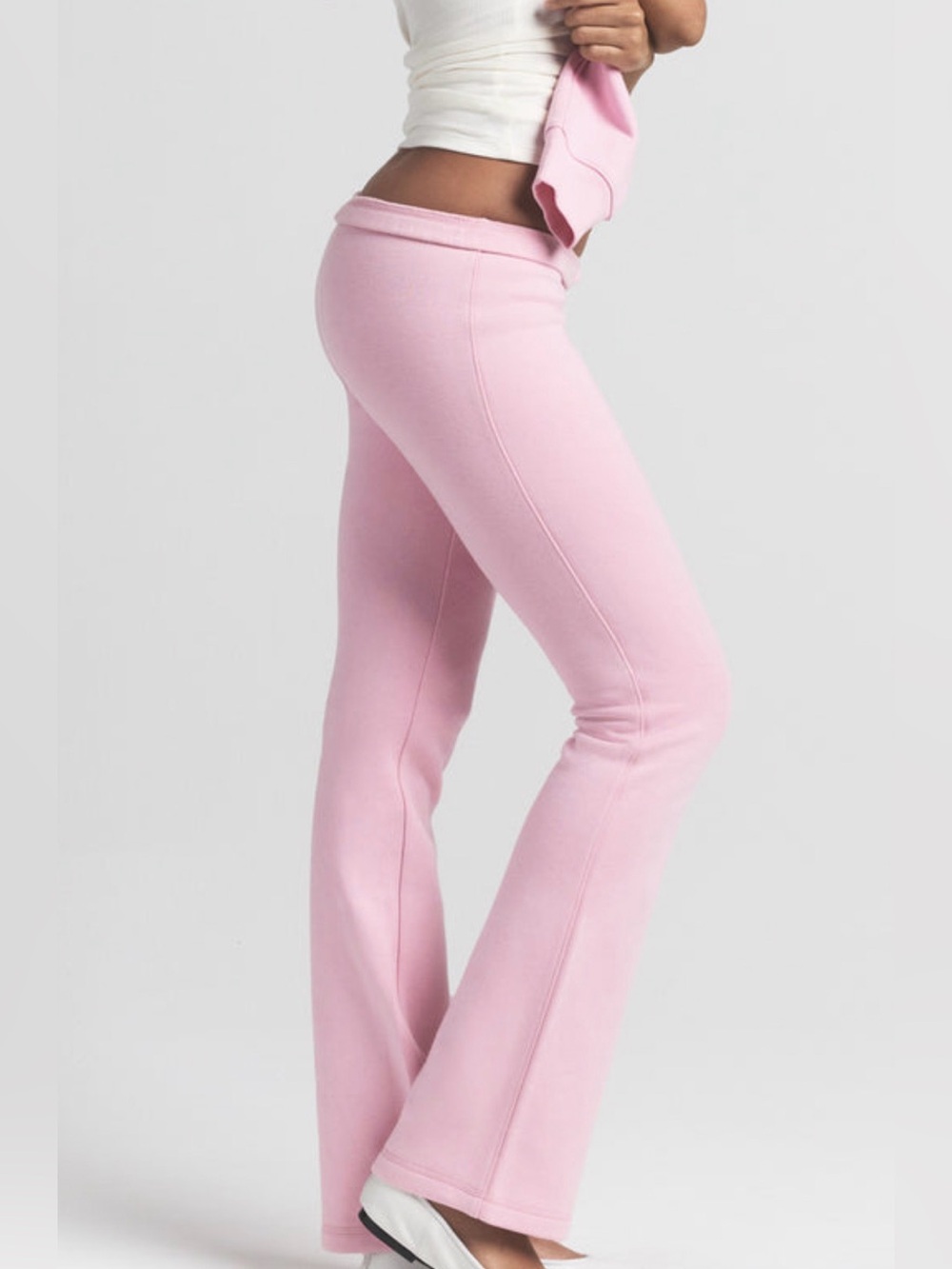 Skims NWT Small Cotton Fleece Slim Halite pants $88 retail